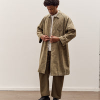 7115 by Szeki Fall Duster Unisex, Spotted Washed Olive