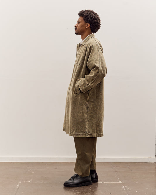 7115 by Szeki Fall Duster Unisex, Spotted Washed Olive