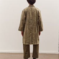 7115 by Szeki Fall Duster Unisex, Spotted Washed Olive