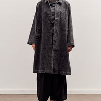 7115 by Szeki Fall Duster, Spotted Washed Black
