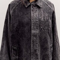 7115 by Szeki Fall Duster, Spotted Washed Black