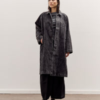 7115 by Szeki Fall Duster, Spotted Washed Black