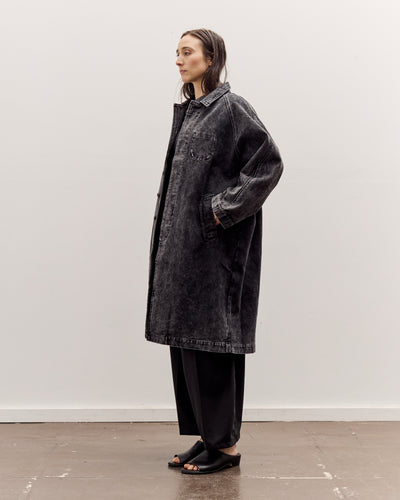 7115 by Szeki Fall Duster, Spotted Washed Black