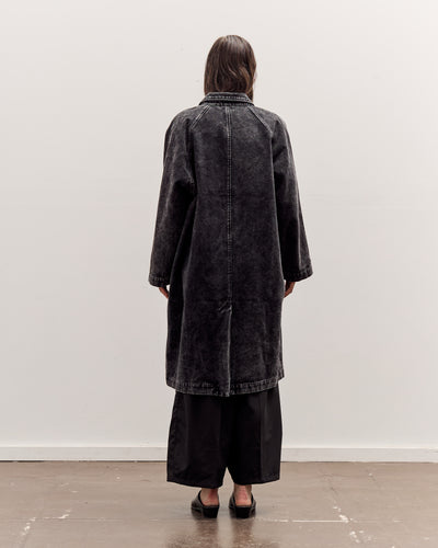 7115 by Szeki Fall Duster, Spotted Washed Black