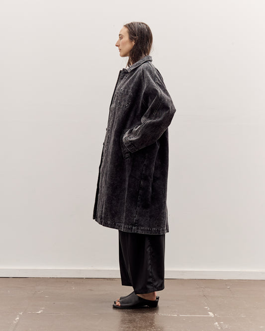 7115 by Szeki Fall Duster, Spotted Washed Black