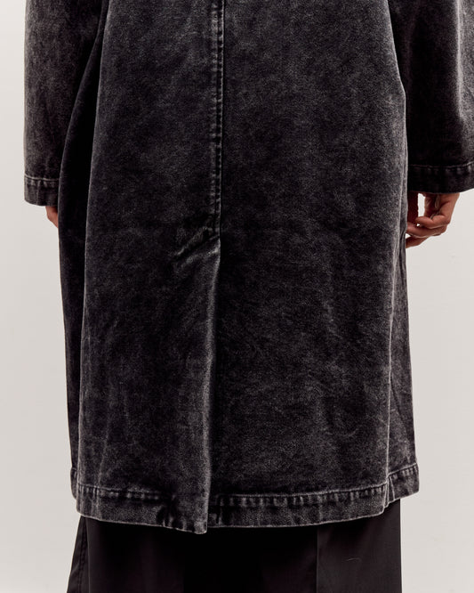 7115 by Szeki Fall Duster, Spotted Washed Black