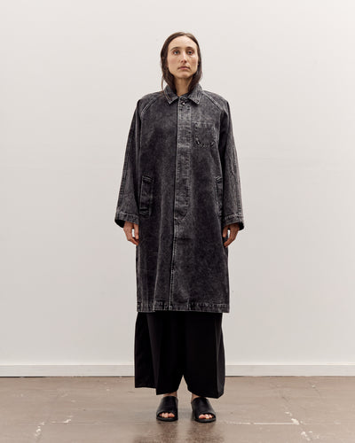 7115 by Szeki Fall Duster, Spotted Washed Black