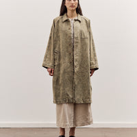 7115 by Szeki Fall Duster, Spotted Washed Olive