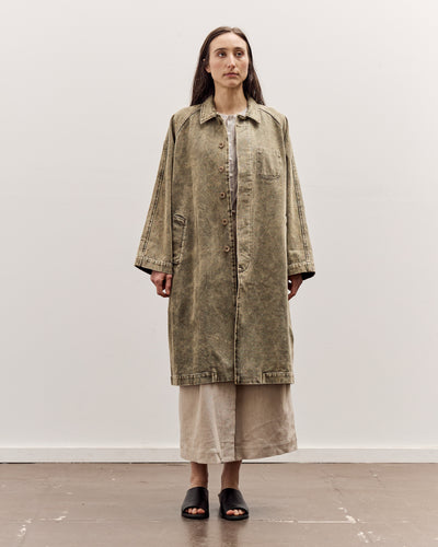 7115 by Szeki Fall Duster, Spotted Washed Olive