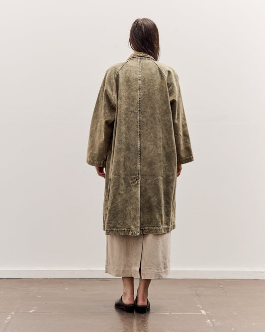7115 by Szeki Fall Duster, Spotted Washed Olive