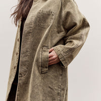 7115 by Szeki Fall Duster, Spotted Washed Olive