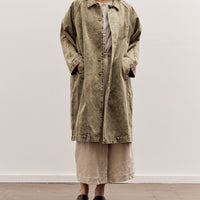 7115 by Szeki Fall Duster, Spotted Washed Olive