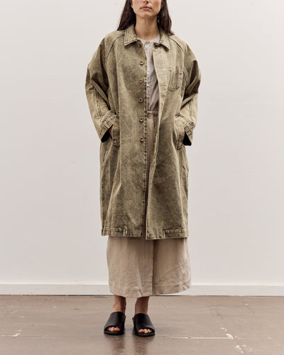 7115 by Szeki Fall Duster, Spotted Washed Olive