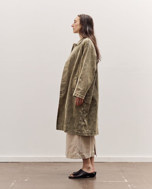 7115 by Szeki Fall Duster, Spotted Washed Olive