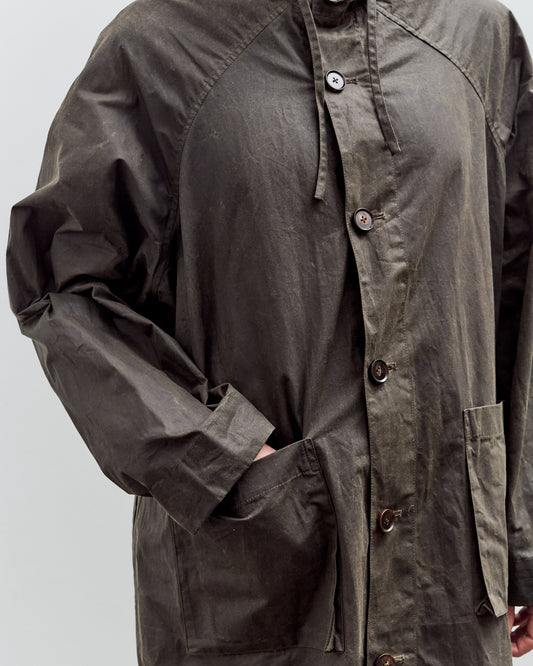 7115 by Szeki Forest Jacket, Waxed Edition, Deep Olive