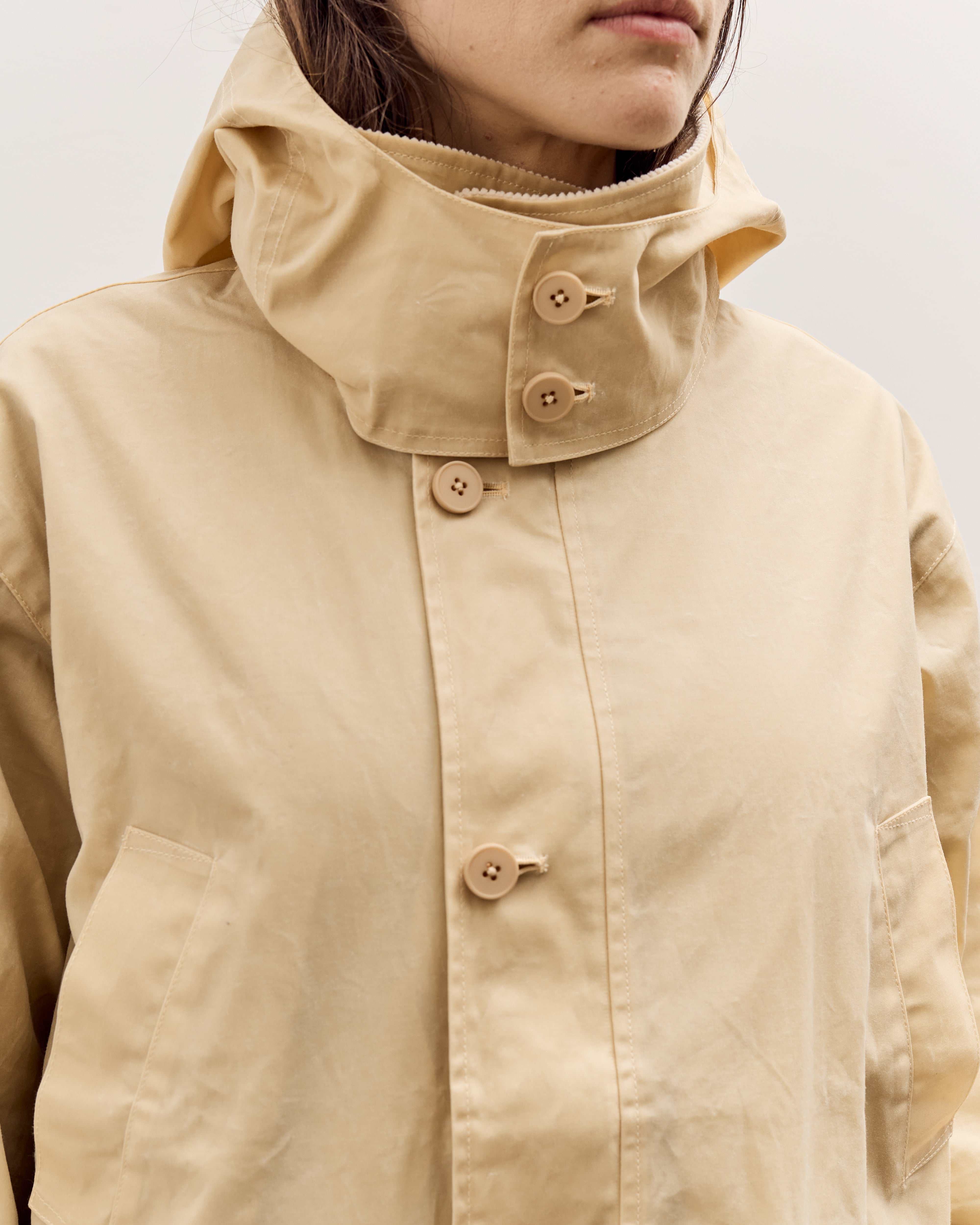 7115 by SZEKI | キャンバス シャツジャケット WOMEN 7115 by Szeki Hunting Jacket, Buttermilk – Glasswing