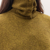 7115 by Szeki Knit Turtleneck Vest, Kelp
