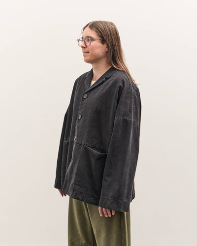 7115 by Szeki Oversized Blazer Unisex, Washed Black