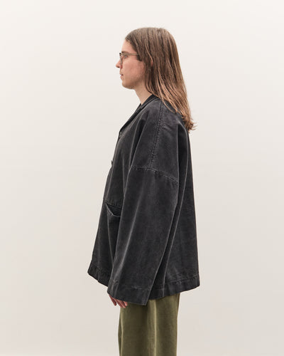7115 by Szeki Oversized Blazer Unisex, Washed Black