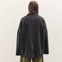 7115 by Szeki Oversized Blazer Unisex, Washed Black