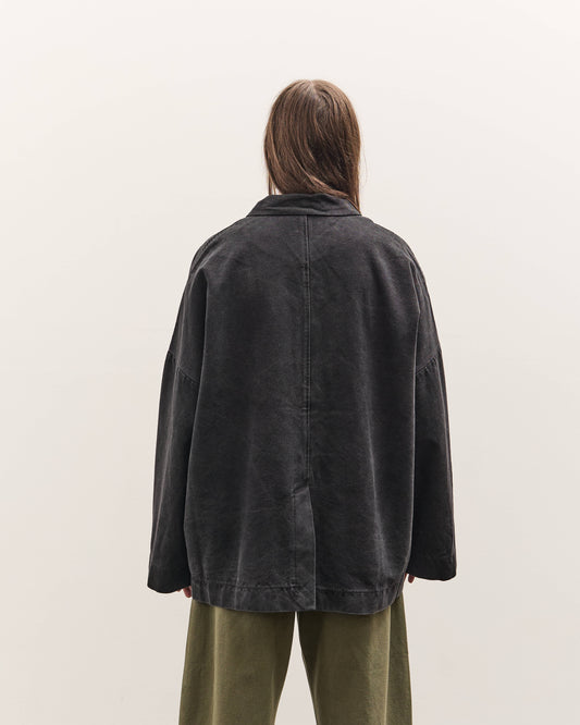 7115 by Szeki Oversized Blazer Unisex, Washed Black