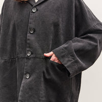 7115 by Szeki Oversized Blazer Unisex, Washed Black
