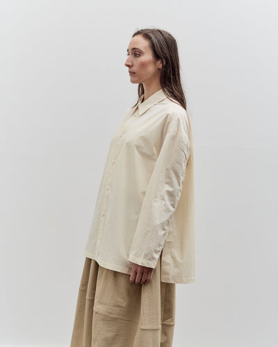 7115 by Szeki Papery 3/4 Button Down, Rice White