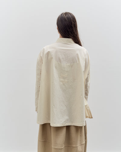 7115 by Szeki Papery 3/4 Button Down, Rice White