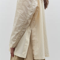 7115 by Szeki Papery 3/4 Button Down, Rice White