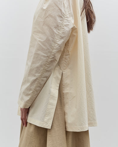 7115 by Szeki Papery 3/4 Button Down, Rice White