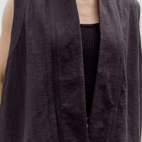 7115 by Szeki Reversible Vest, Black