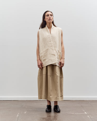 7115 by Szeki Reversible Vest, Bone White