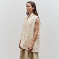 7115 by Szeki Reversible Vest, Bone White