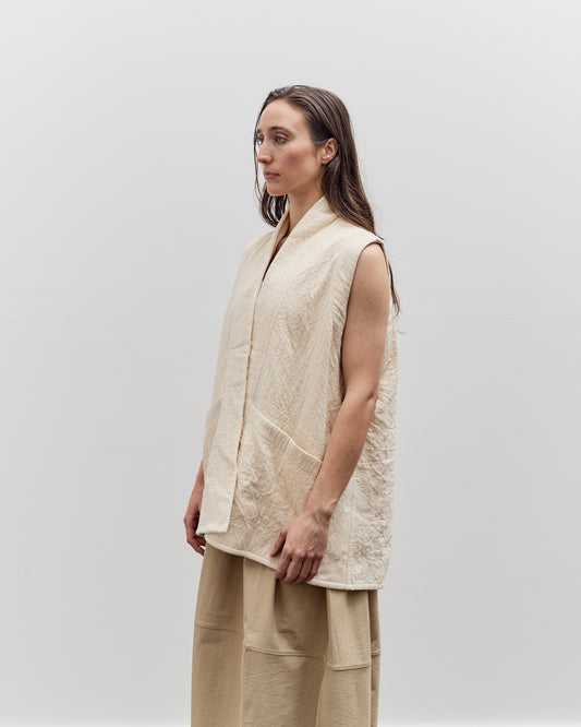 7115 by Szeki Reversible Vest, Bone White