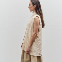 7115 by Szeki Reversible Vest, Bone White