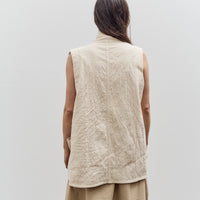 7115 by Szeki Reversible Vest, Bone White