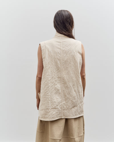 7115 by Szeki Reversible Vest, Bone White