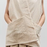 7115 by Szeki Reversible Vest, Bone White