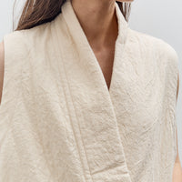 7115 by Szeki Reversible Vest, Bone White