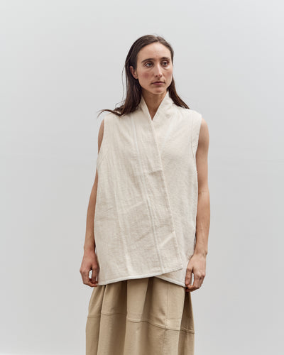 7115 by Szeki Reversible Vest, Bone White