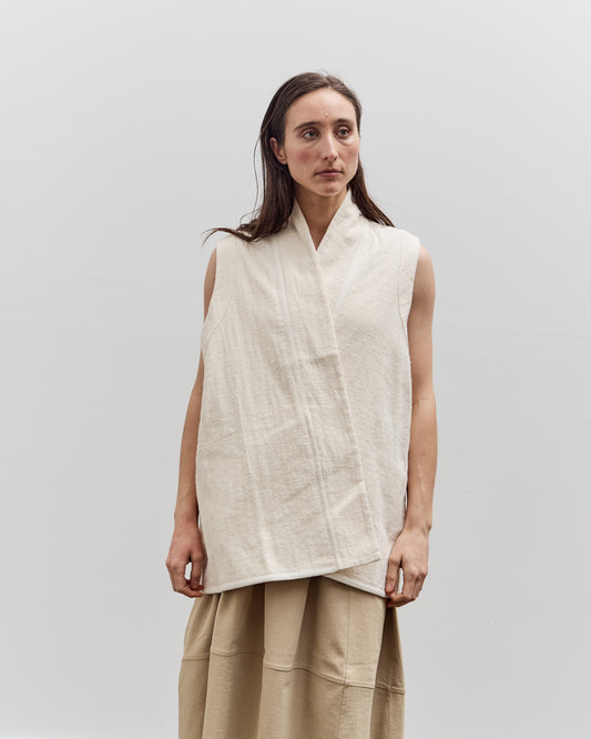 7115 by Szeki Reversible Vest, Bone White