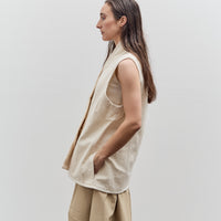 7115 by Szeki Reversible Vest, Bone White