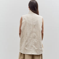7115 by Szeki Reversible Vest, Bone White