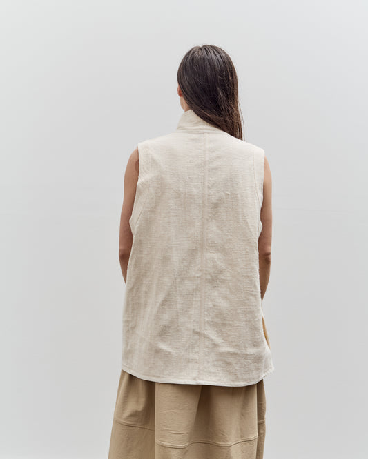 7115 by Szeki Reversible Vest, Bone White