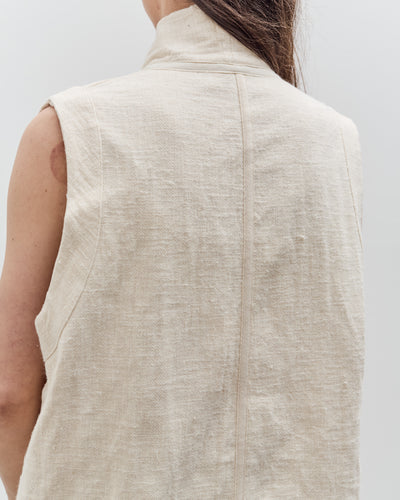 7115 by Szeki Reversible Vest, Bone White