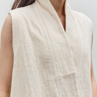 7115 by Szeki Reversible Vest, Bone White