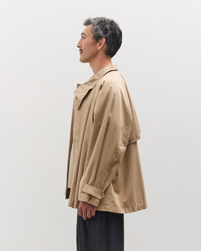 7115 by Szeki Unisex Short Spring Trench, Tan Beige