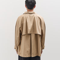 7115 by Szeki Unisex Short Spring Trench, Tan Beige