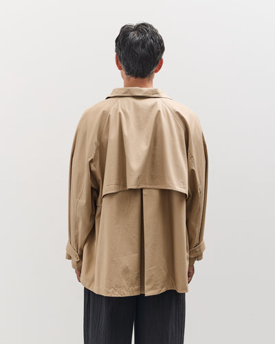 7115 by Szeki Unisex Short Spring Trench, Tan Beige