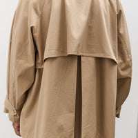 7115 by Szeki Unisex Short Spring Trench, Tan Beige
